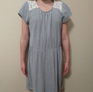 Girls gray casual dress